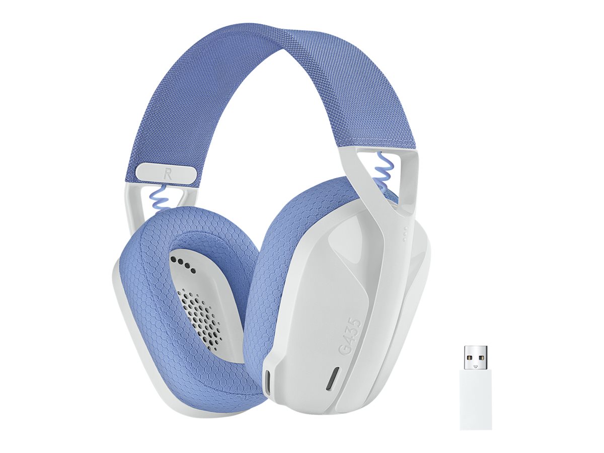 LOGI G435 LIGHTSPEED Wireless Headset, 981-001074