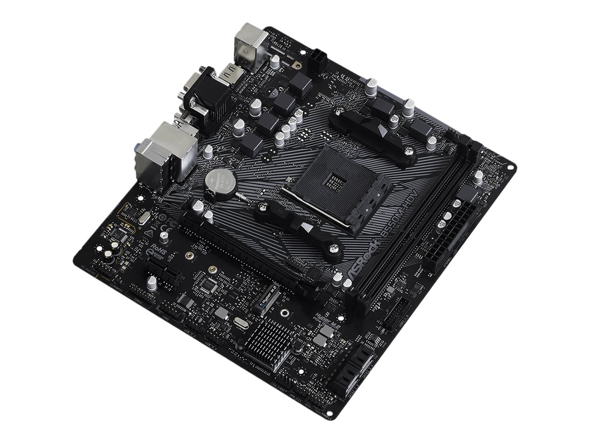 ASROCK B550M-HDV AM4 mATX MB, B550M-HDV