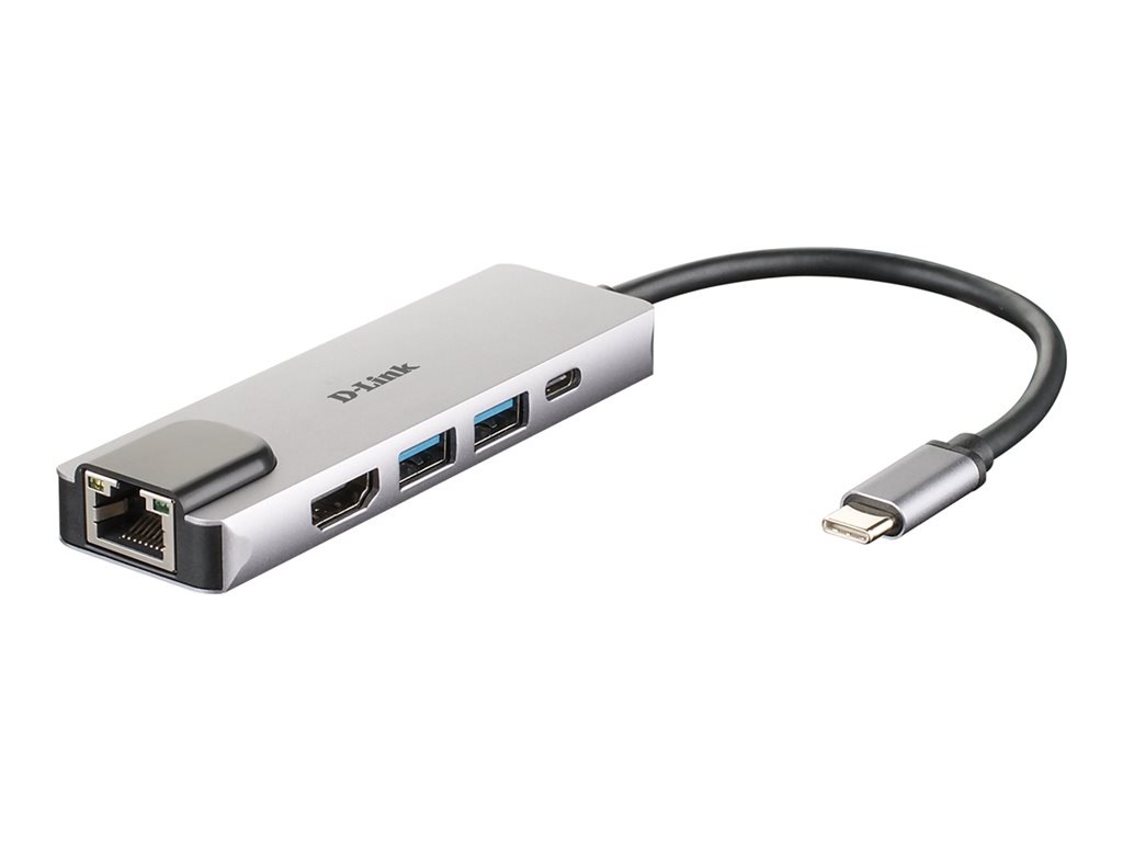 D-LINK USB-C 5-port USB 3.0 hub HDMI, DUB-M520