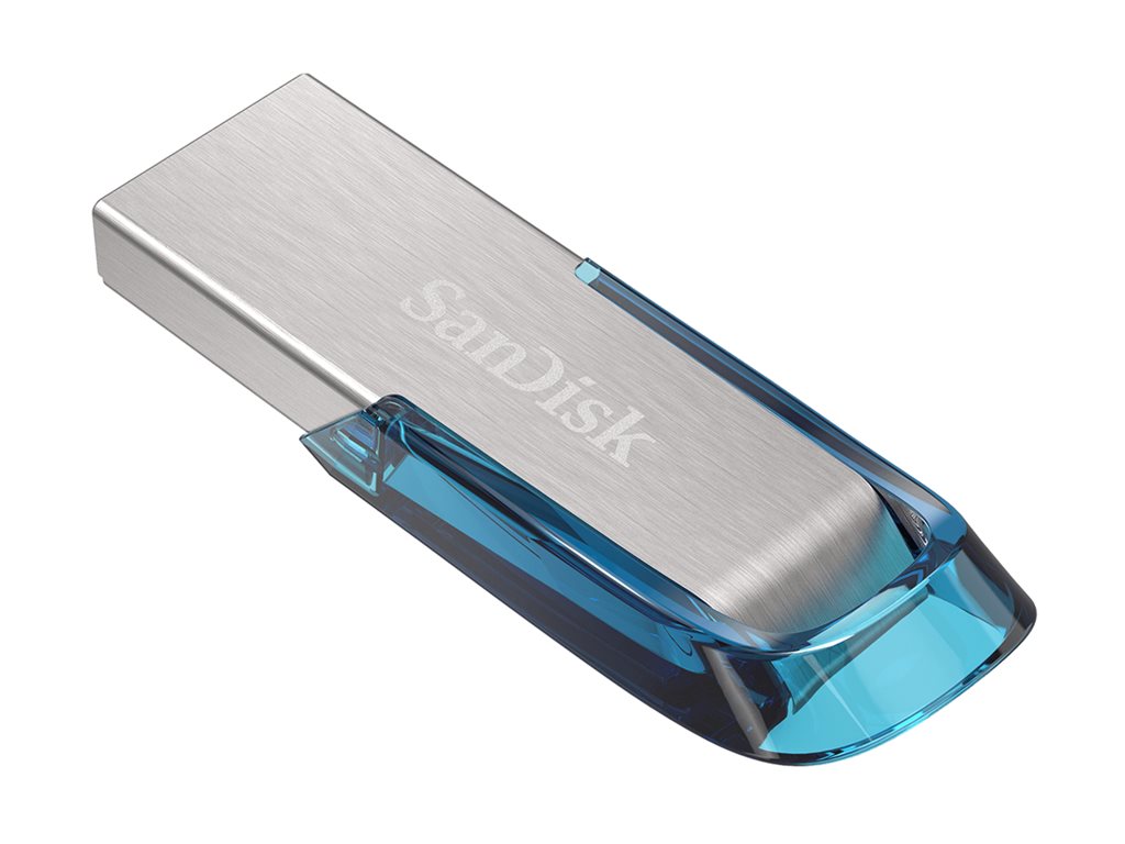 SANDISK Ultra Flair USB 3.0 64GB - BLUE, SDCZ73-064G-G46B