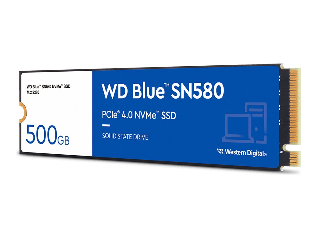 WD Blue SN580 NVMe SSD 500GB M.2, WDS500G3B0E