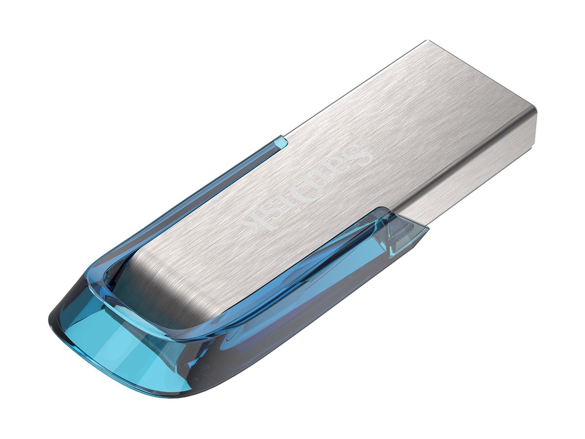 SANDISK Ultra Flair USB 3.0 128GB - BLUE, SDCZ73-128G-G46B