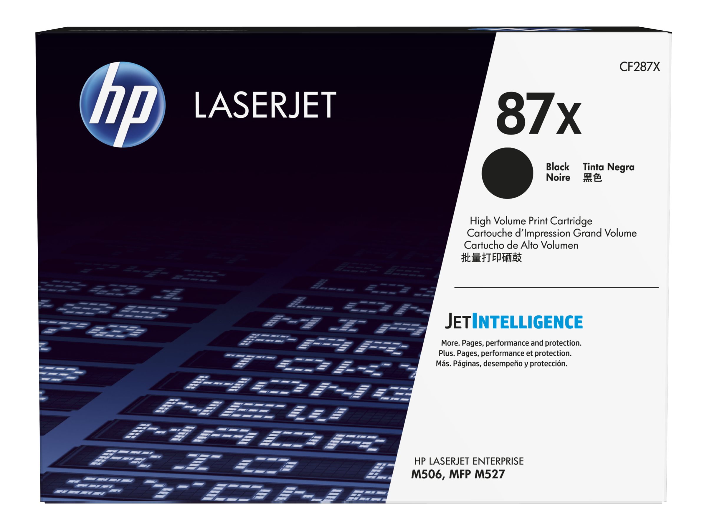HP 87X Original Toner Cartridge black HY, CF287X