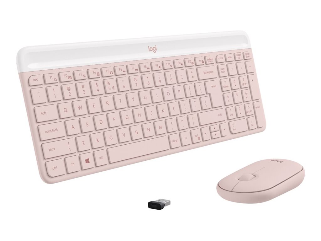 LOGI MK470 Slim Combo - ROSE - (HR)(P), 920-011322