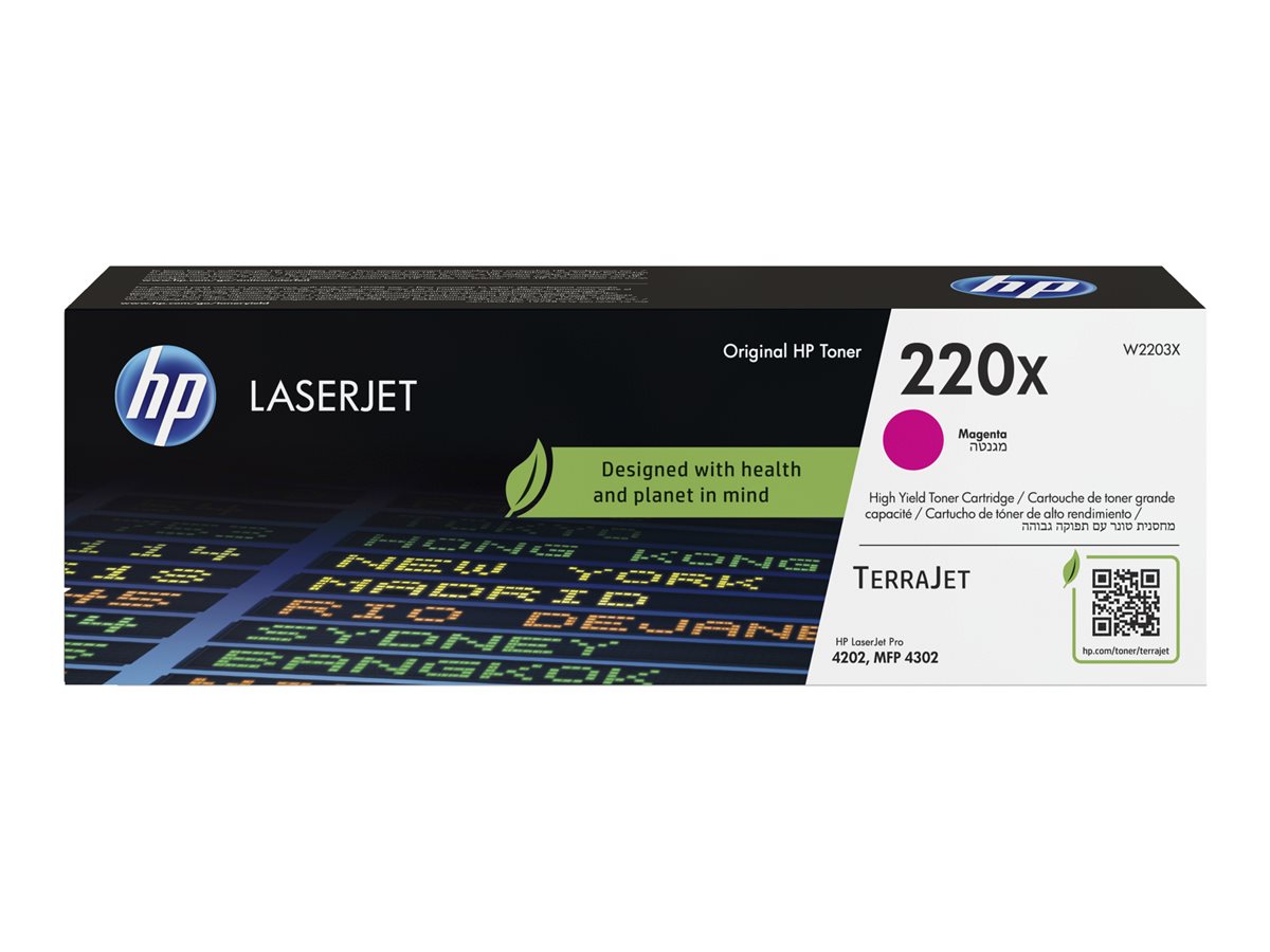 HP 220X Original Magenta LaserJet Toner, W2203X