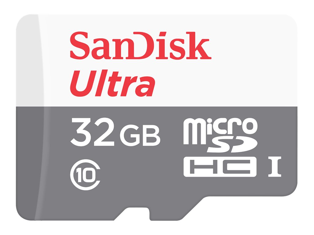 SANDISK Ultra 32GB microSDHC 100MB/s, SDSQUNR-032G-GN3MN
