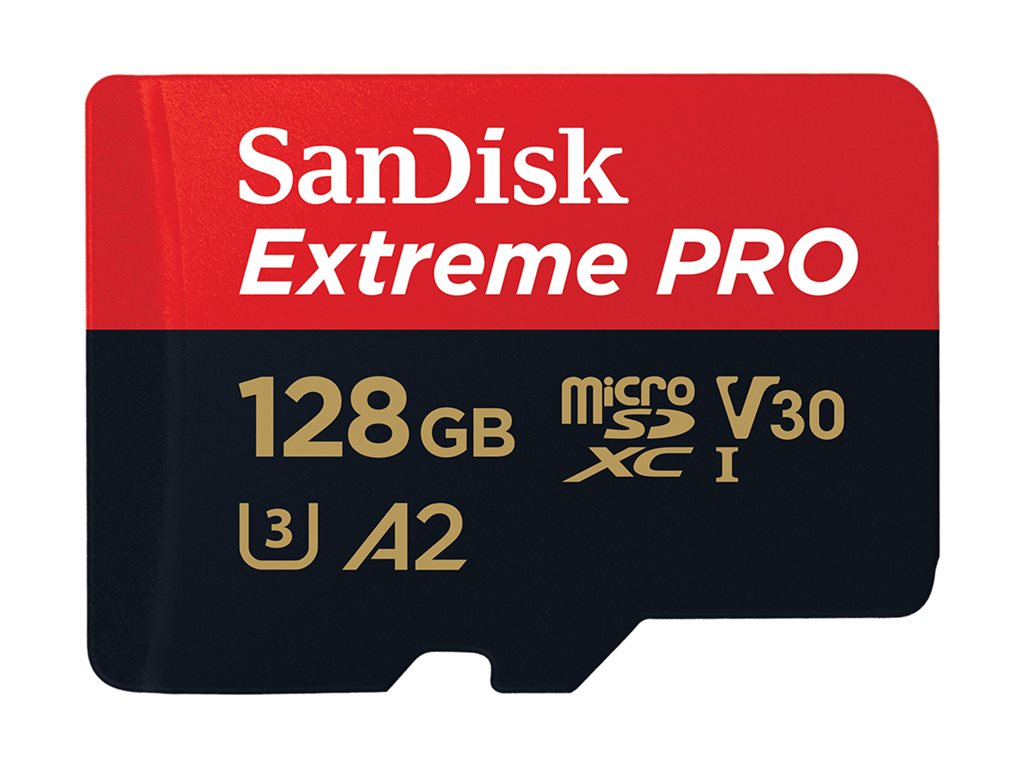 SANDISK Extreme Pro microSDXC 128GB +Adp, SDSQXCD-128G-GN6MA