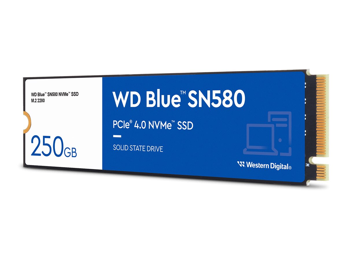 WD Blue SN580 NVMe SSD 250GB M.2, WDS250G3B0E