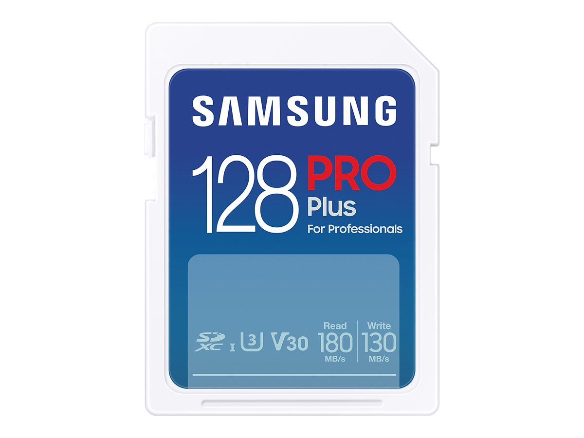 SAMSUNG PRO Plus SD Memory Card 128GB, MB-SD128S/EU
