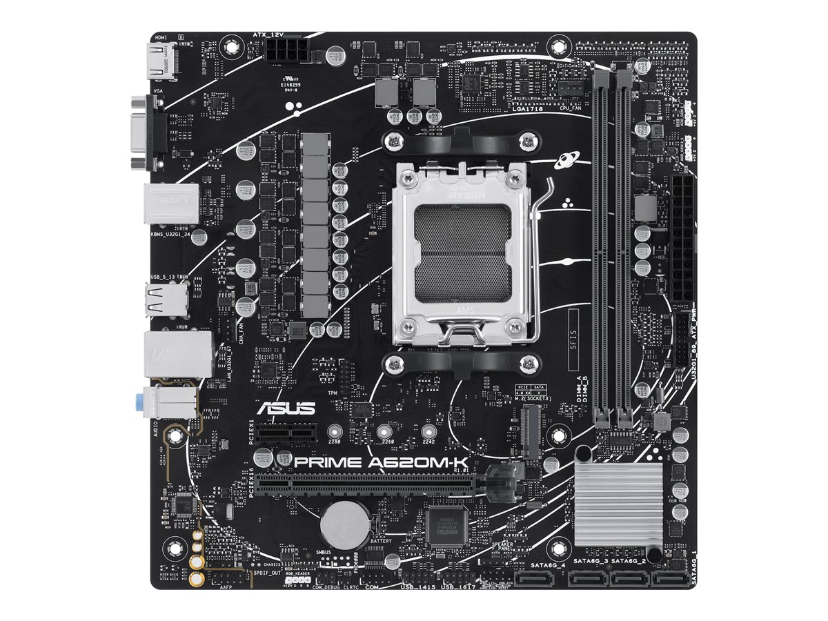 ASUS PRIME A620M-K AM5 1xVGA 1xHDMI, PRIME A620M-K