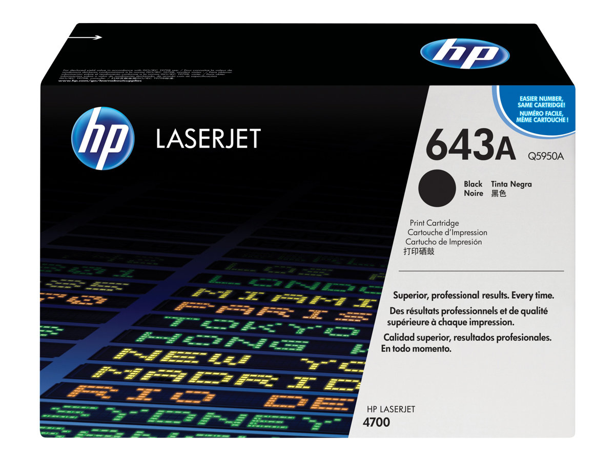HP Toner black HV Color Laserjet 4700, Q5950A