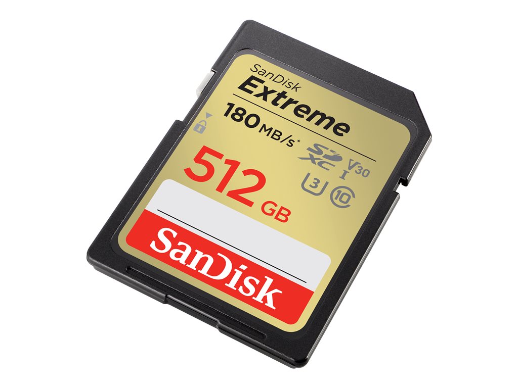 SANDISK Extreme 512GB SDXC, SDSDXVV-512G-GNCIN