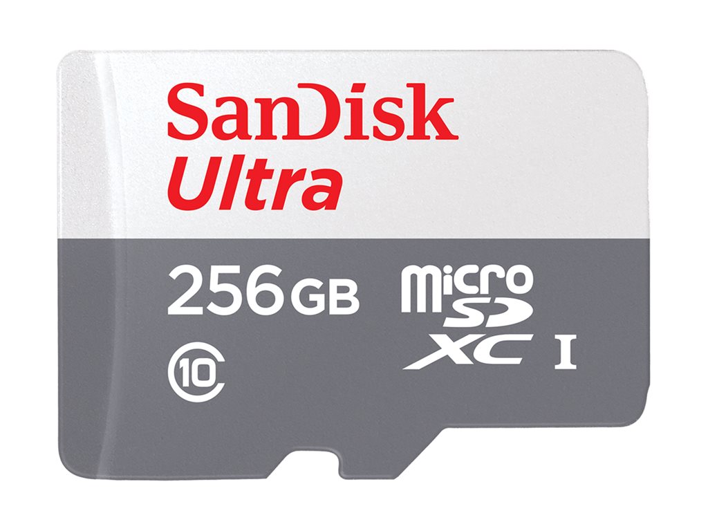 SANDISK Ultra 256GB microSDXC 100MB/s, SDSQUNR-256G-GN3MN