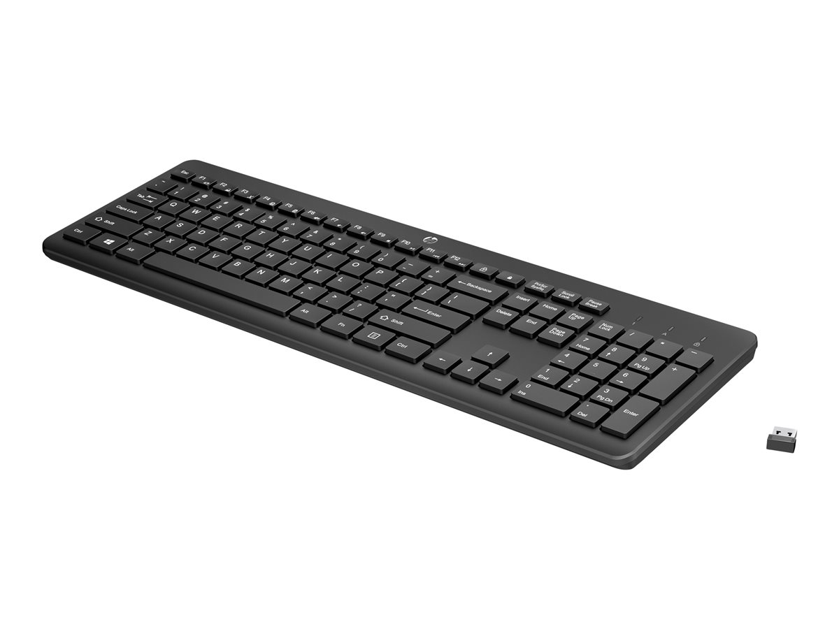 HP 230 BLK Wireless Keyboard, 3L1E7AA#BED