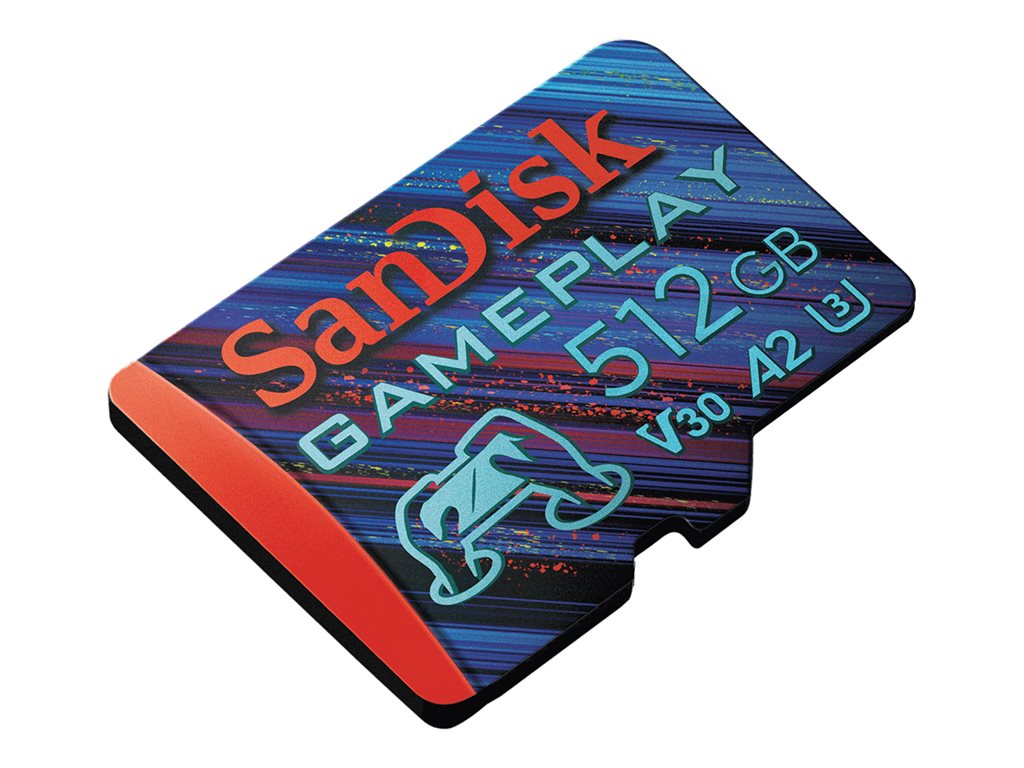 SANDISK GamePlay microSDXC Card 512GB, SDSQXAV-512G-GN6XN