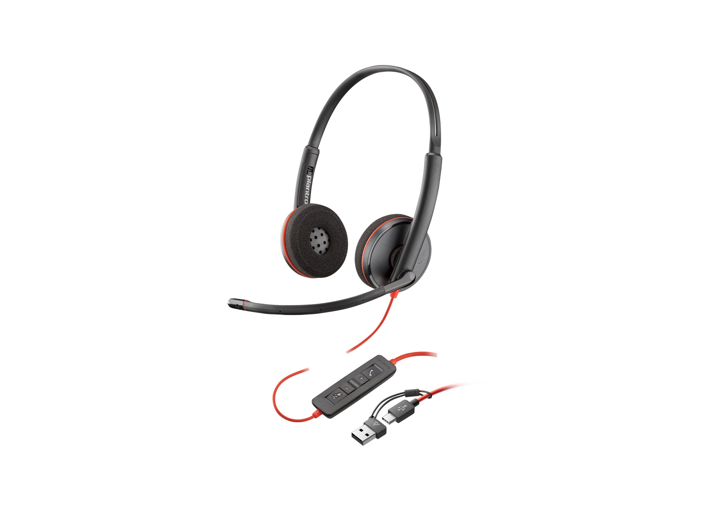 HP Poly BW 3220 Stereo USB-C HS +USB-C/A, 8X228AA