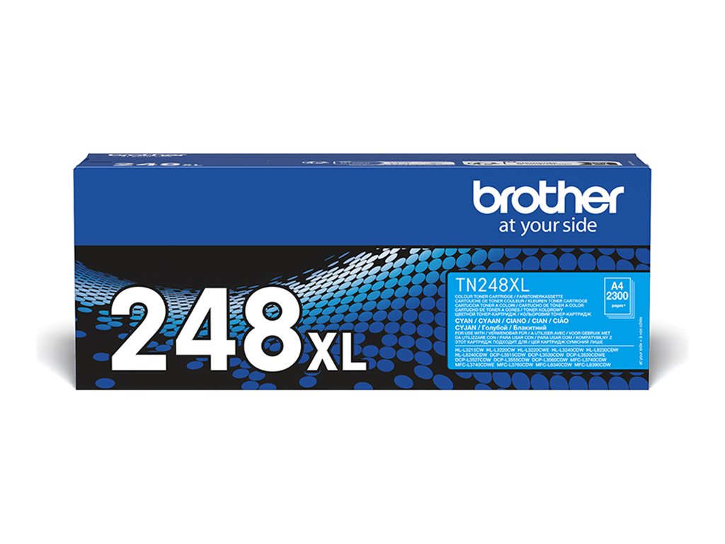 BROTHER TN248XLC Cyan Toner Cartridge, TN248XLC
