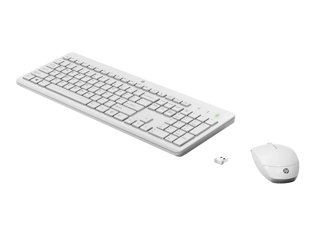 HP 230 Wrls Mouse + Keyboard Combo WHT, 3L1F0AA#BED