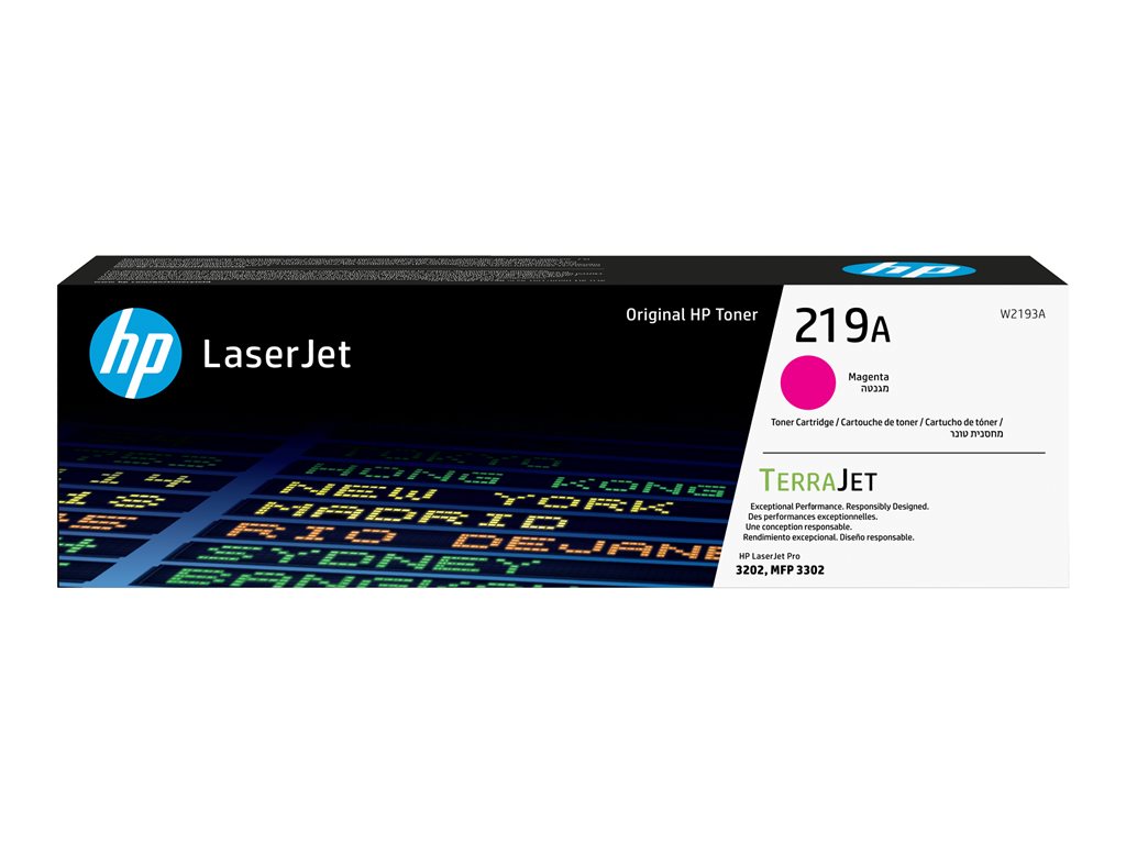 HP 219A Magenta Org LJ Toner Cartridge, W2193A