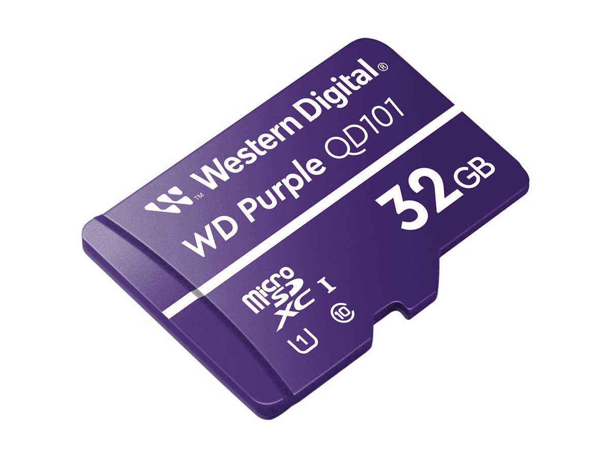 WD Purple 32GB SC QD101 microSD, WDD032G1P0C-85AEL0