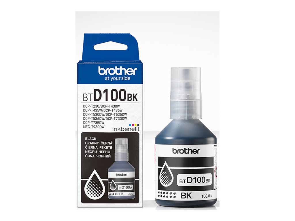 BROTHER BTD100BK INK BOTTLE - CEE/GEN, BTD100BK