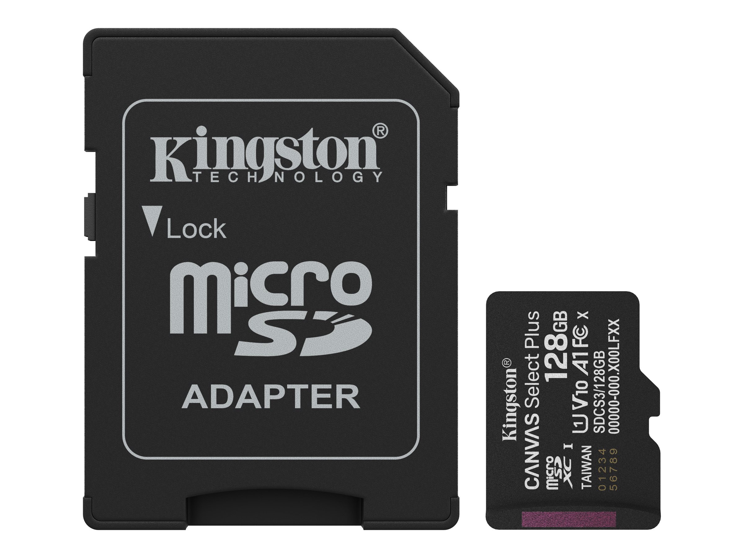 KINGSTON 128GB microSDXC Canvas Select, SDCS3/128GB