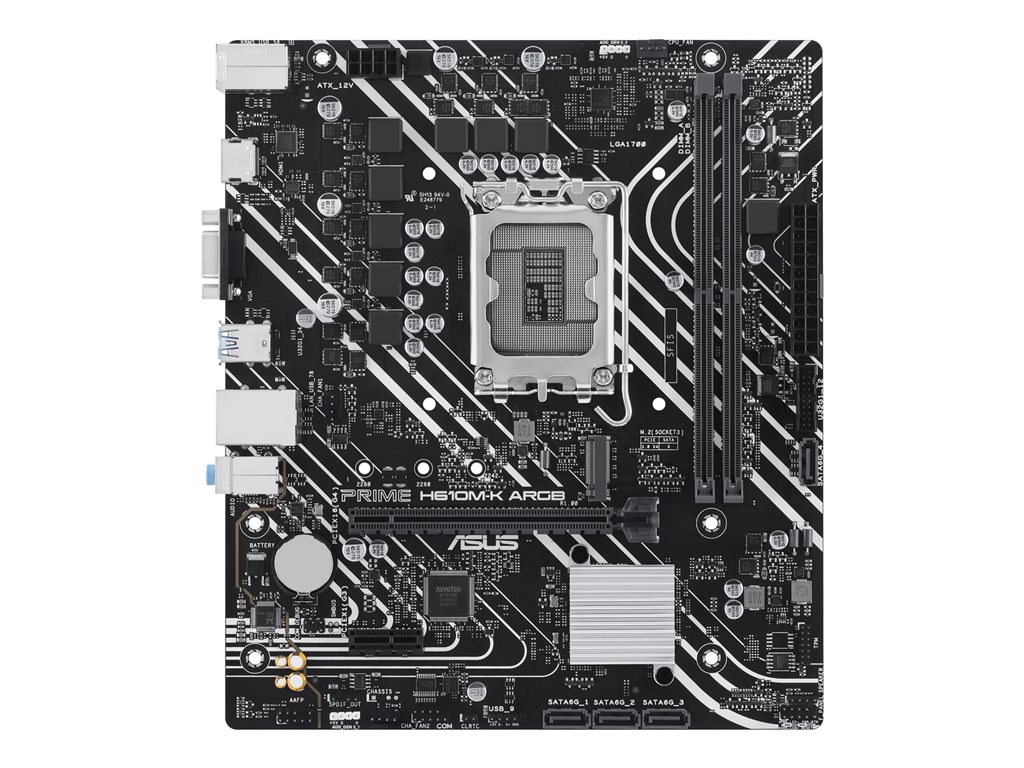 ASUS PRIME H610M-K ARGB LGA1700 MB, PRIME H610M-K ARGB