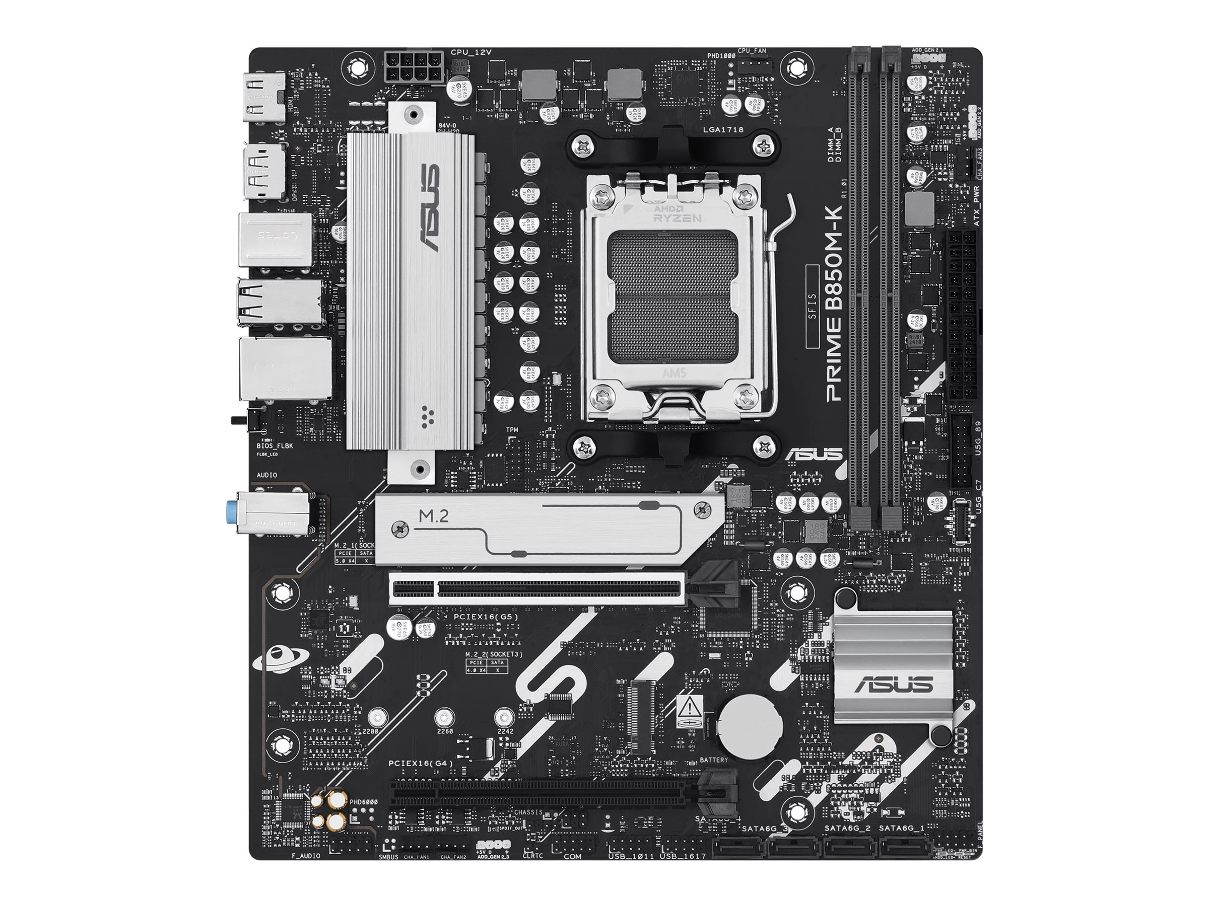 ASUS PRIME B850M-K AM5 MB 1xHDMI 1xDP, PRIME B850M-K