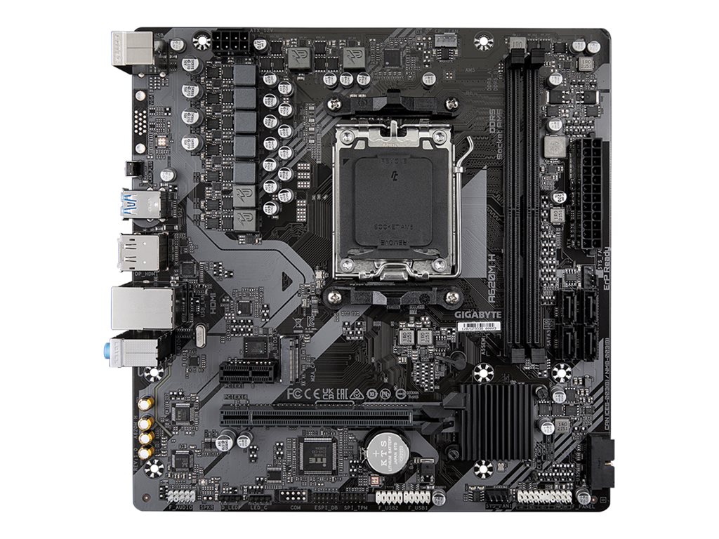 GIGABYTE A620M H AM5 DDR5 mATX MB, A620M H