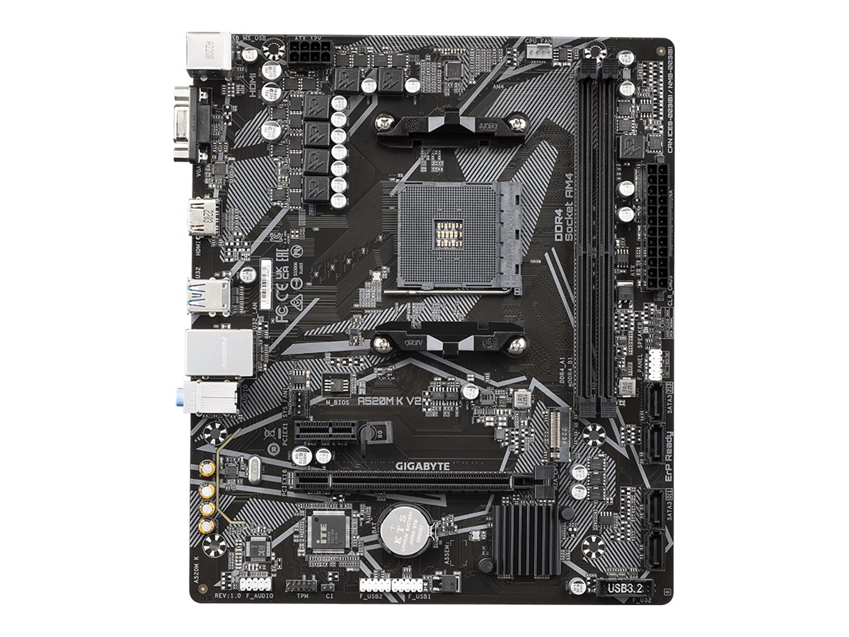 GIGABYTE A520M K V2 AM4 MB 2xDDR4, A520M K V2
