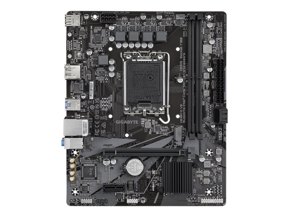 GIGABYTE H610M K V2 LGA1700 1xHDMI 1xDP, H610M K V2