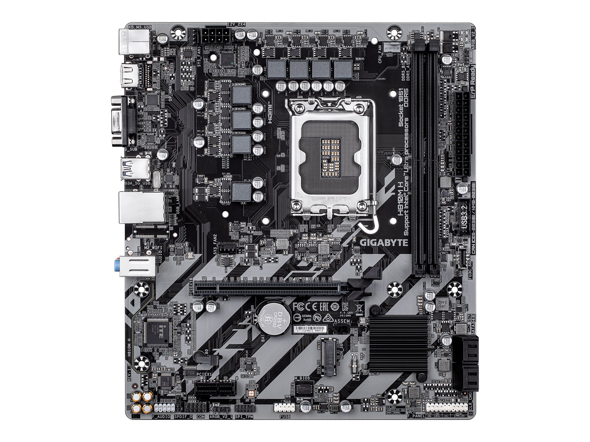 GIGABYTE H810M H LGA1851 MB, H810M H
