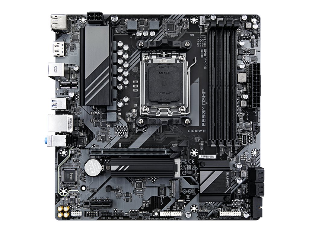 GIGABYTE B650M D3HP AM5 DDR5 mATX MB, B650M D3HP