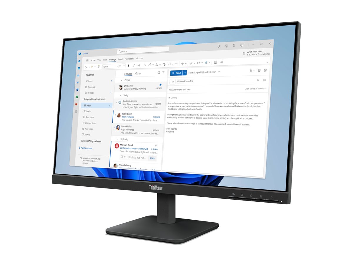 LENOVO ThinkVision S24-4e 23.8inch IPS, 64B5KAT1EU