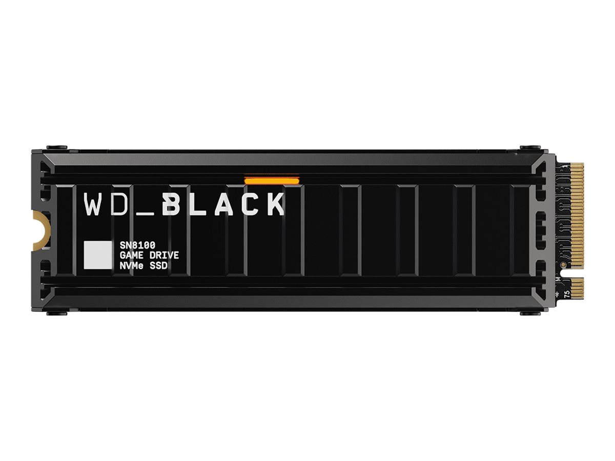 WD Black SN8100 NVMe SSD 2TB W/HeatsinkW, WDS200T1XHM-00CMT0