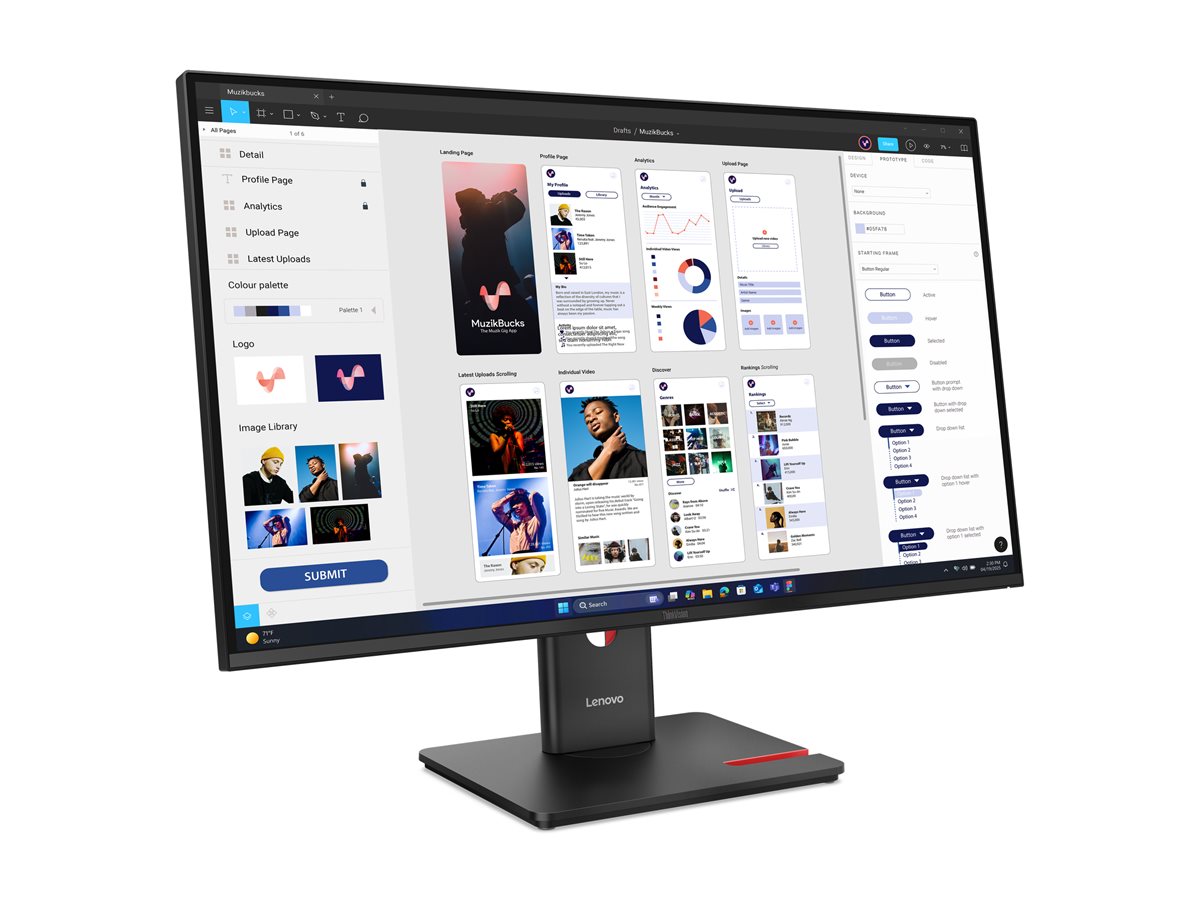 LENOVO ThinkVision T32UD-40 31.5inch, 64B0GAT1EU