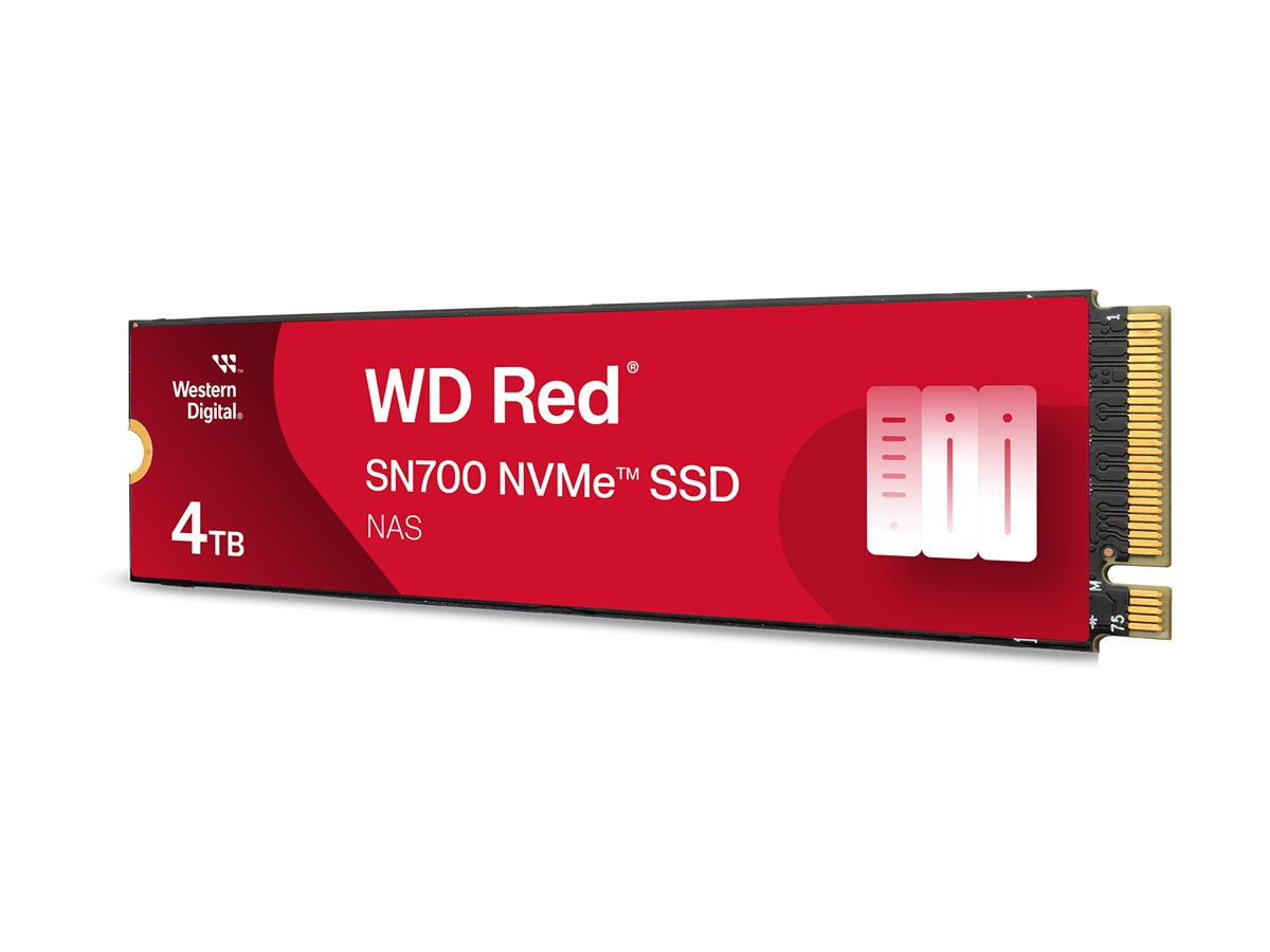 WD Red SSD SN700 NVMe 4TB GB M.2 2280, WDS400T1R0C-68BDK0