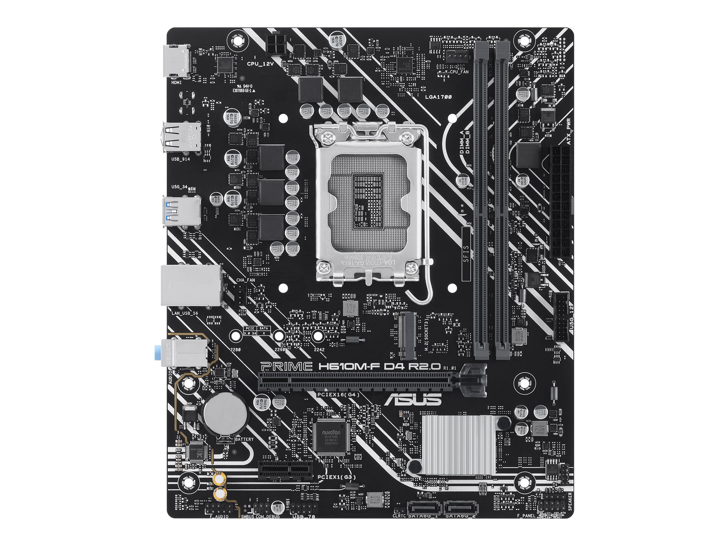 ASUS PRIME H610M-K D4 R2.0 LGA1700 MB, PRIME H610M-F D4 R2.0