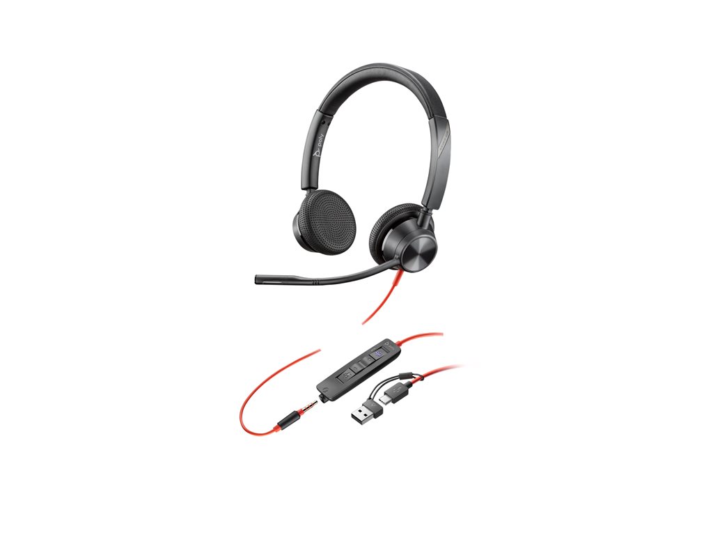 HP Poly BW 3325 -M USB-C HS +USB-C/A, 8X222AA