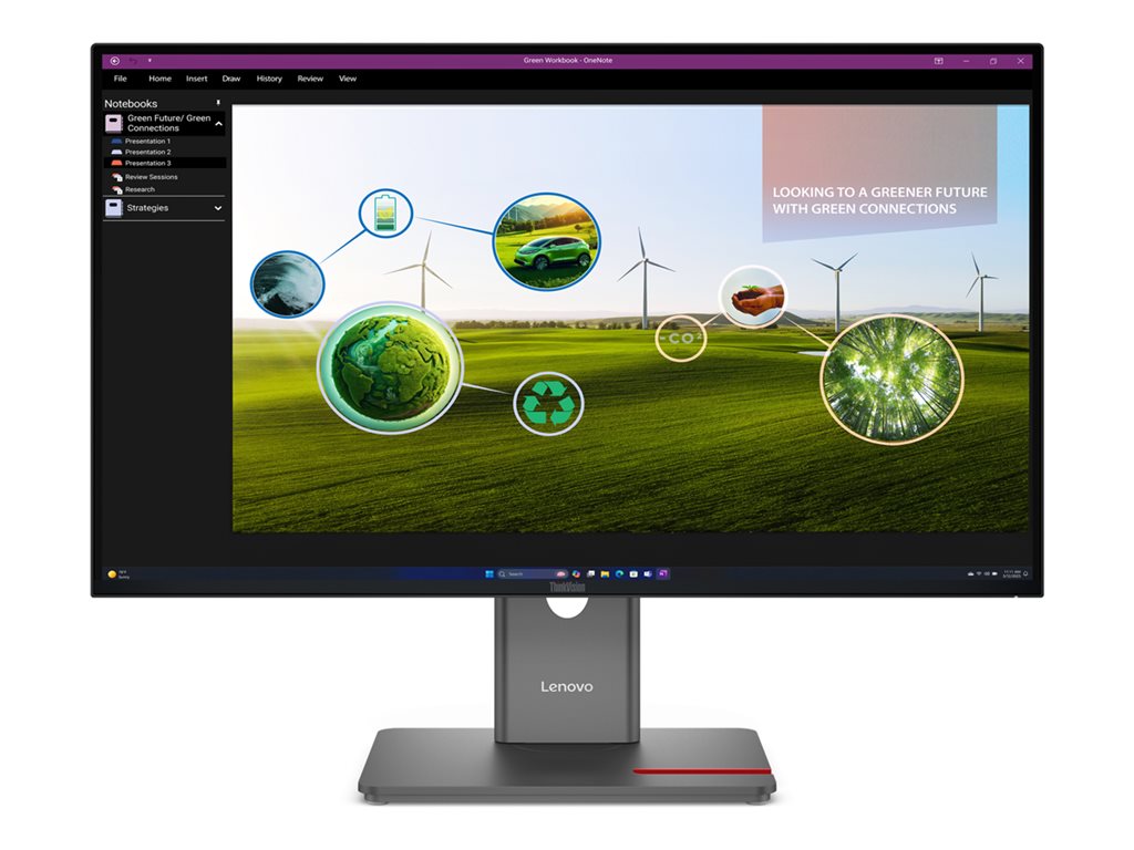 LENOVO ThinkVision P27Q-40 27inch QHD, 64A7GAT6EU