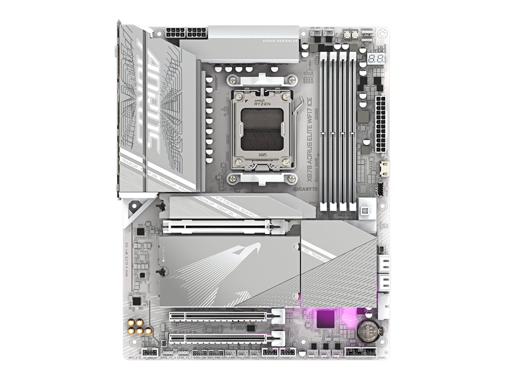 GIGABYTE X870 A ELITE WF7 ICE AM5 ATX MB, X870 A ELITE WF7 ICE
