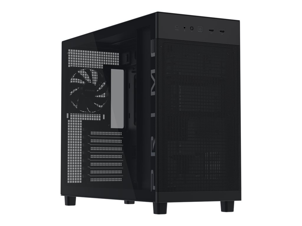 ASUS PRIME AP303 TG BLACK ATX Case, PRIME AP303 TG BLACK